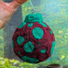 Load image into Gallery viewer, Handmade Woolly Holiday BALL Ornaments