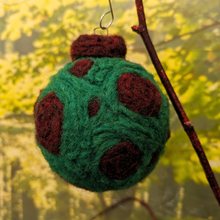 Load image into Gallery viewer, Handmade Woolly Holiday BALL Ornaments