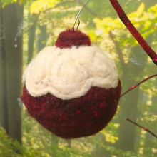 Load image into Gallery viewer, Handmade Woolly Holiday BALL Ornaments