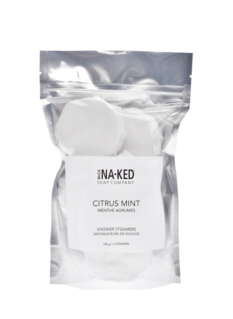 BUCK NAKED Citrus Mint Shower Steamers