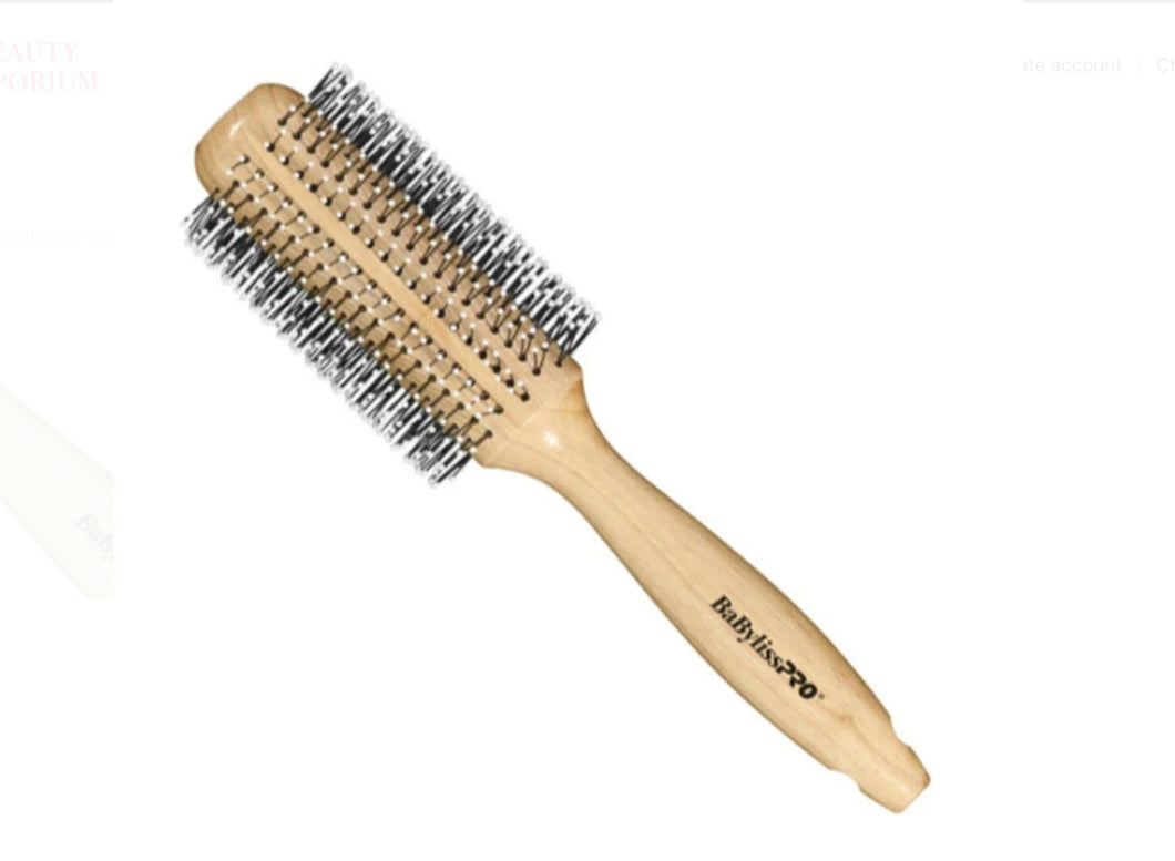 BABYLISS PRO Wood Blow Dry Round Brush