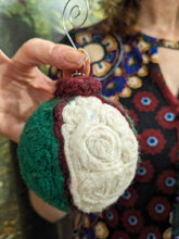 Load image into Gallery viewer, Handmade Woolly Holiday BALL Ornaments
