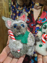 Load image into Gallery viewer, Handmade Woolly Holiday CRITTER Ornaments
