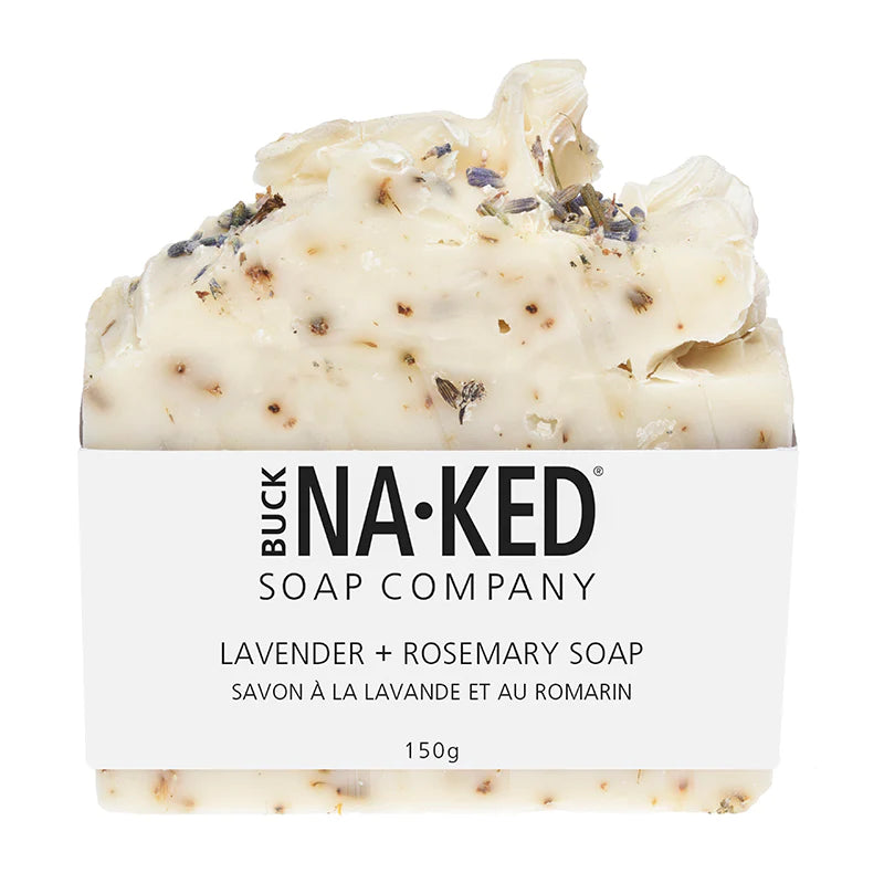 BUCK NAKED Lavender + Rosemary Soap