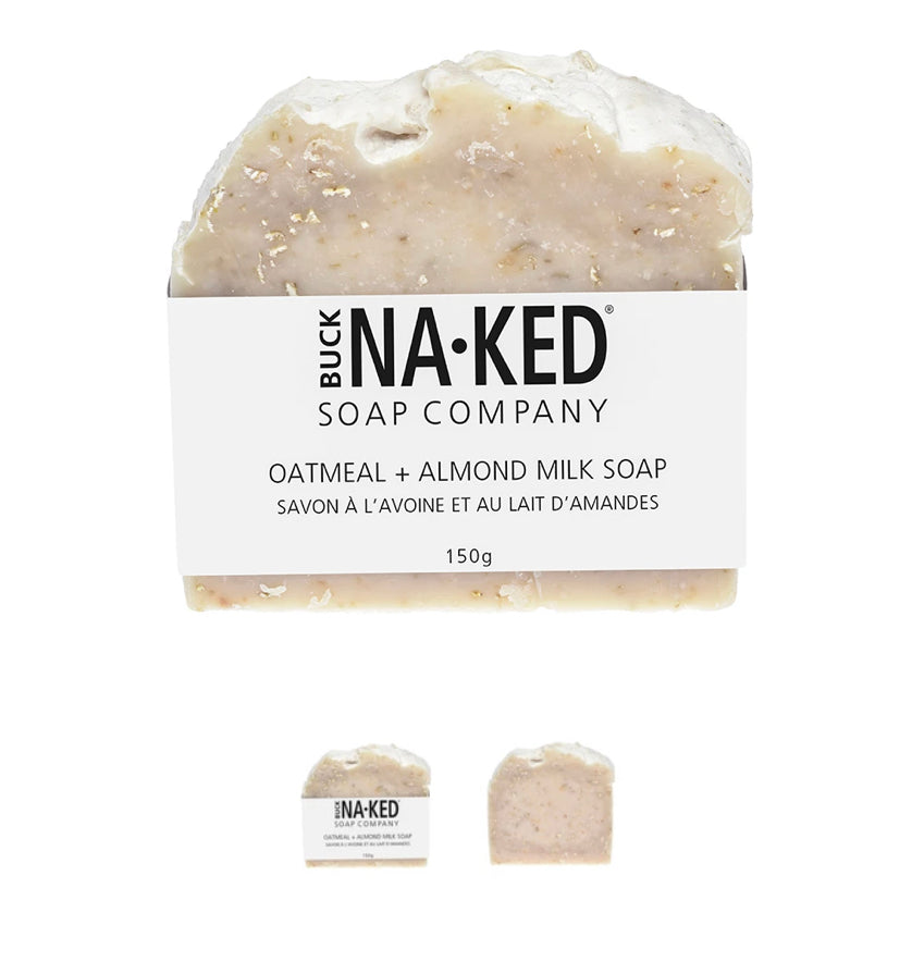BUCK NAKED Oatmeal+ Almond Milk Soap
