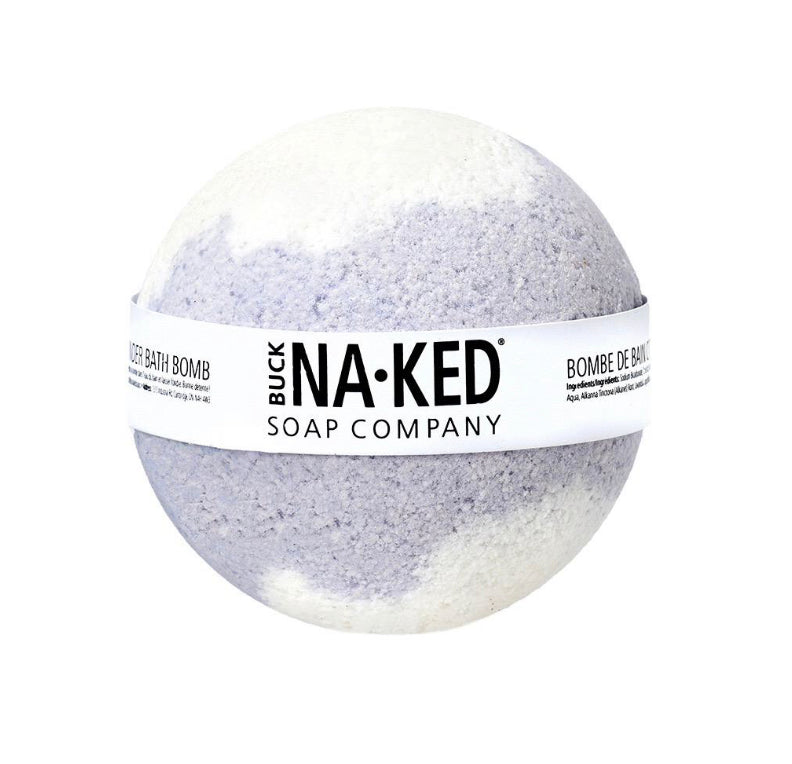 BUCK NAKED Lemon + Lavender Bath Bomb