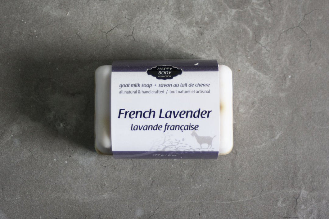 HAPPY BODY Goat Milk Soap French Lavender