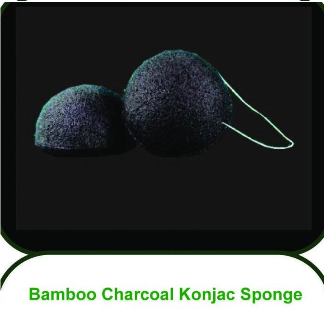 KONJAC Sponge Bamboo Charcoal
